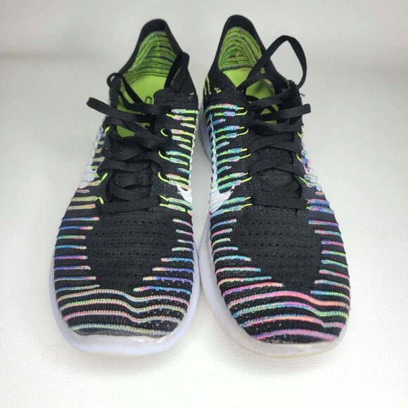 Nike Free Run Flyknit Running Shoe Blue Lagoon Men\'s 12 ~ Model #8310670-003 main image 5